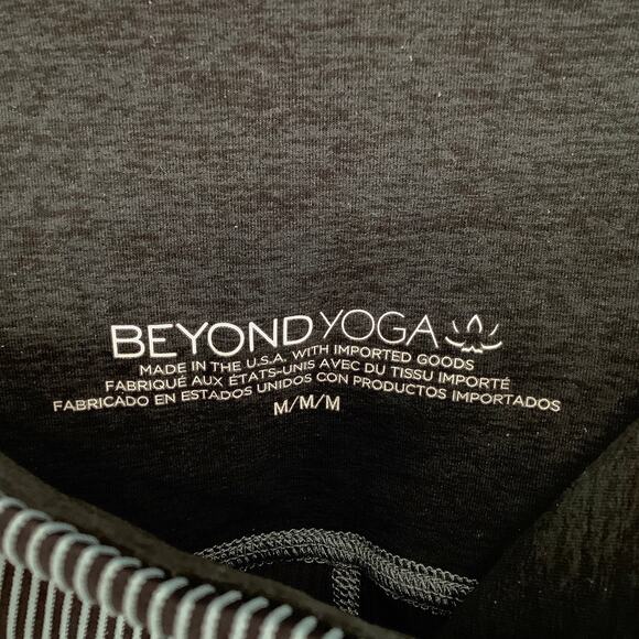 Beyond Yoga Womens Medium Storm Dimensions High Waist Midi Ribbed Leggings L4-15 - Picture 7 of 9